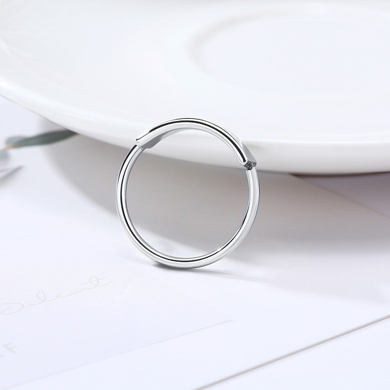Stylish Custom Stainless Steel Gold Ring