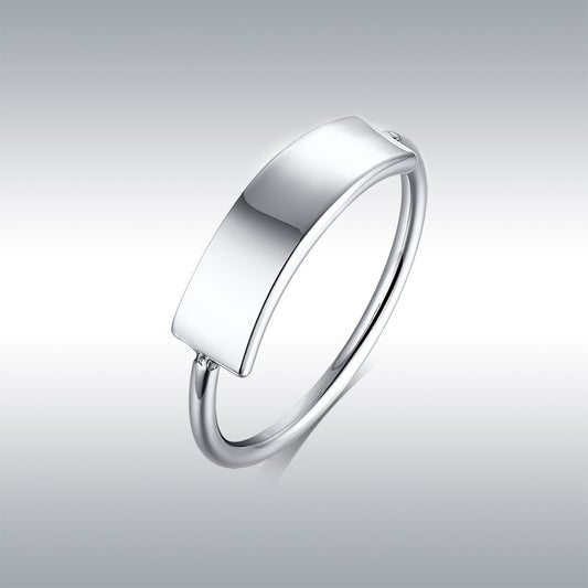 Stylish Custom Stainless Steel Gold Ring