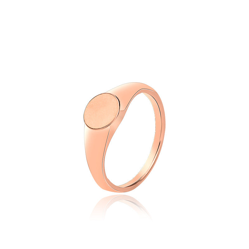 Black Technology Diffraction Projection Love Sterling Silver Couple Ring