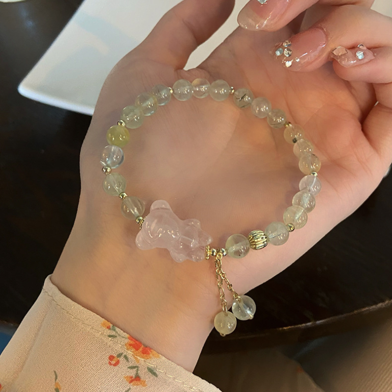 Bear • Prehnite Bracelet
