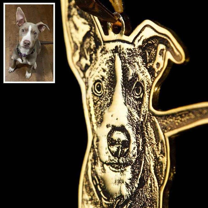 Custom Pet Keychain-Here's To Our Best Friends