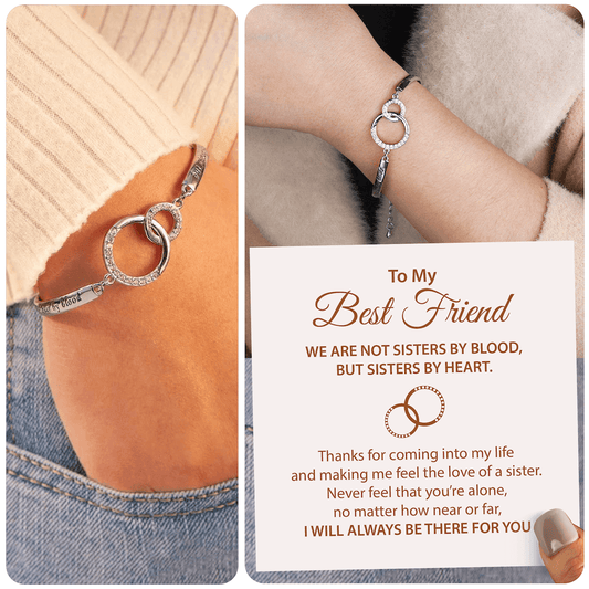 To My Best Friend - 'Sisters By Heart' Bracelet