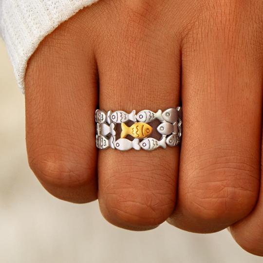 BE STRONG AND SWIMMING AGAINST THE CURRENT RING