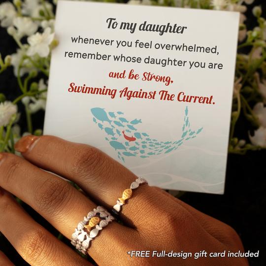 BE STRONG AND SWIMMING AGAINST THE CURRENT RING