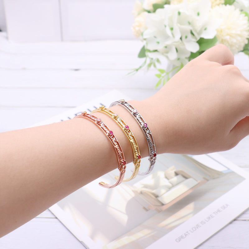 Birthstone-name-bracelet