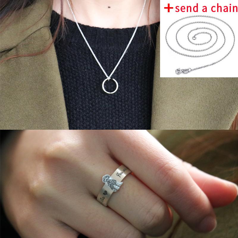 Sterling Silver Pet Photo Engraved Ring