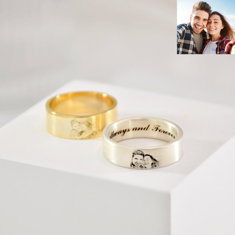 Custom Memorial Photo Ring