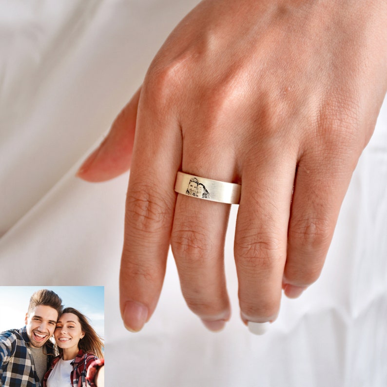 Custom Memorial Photo Ring