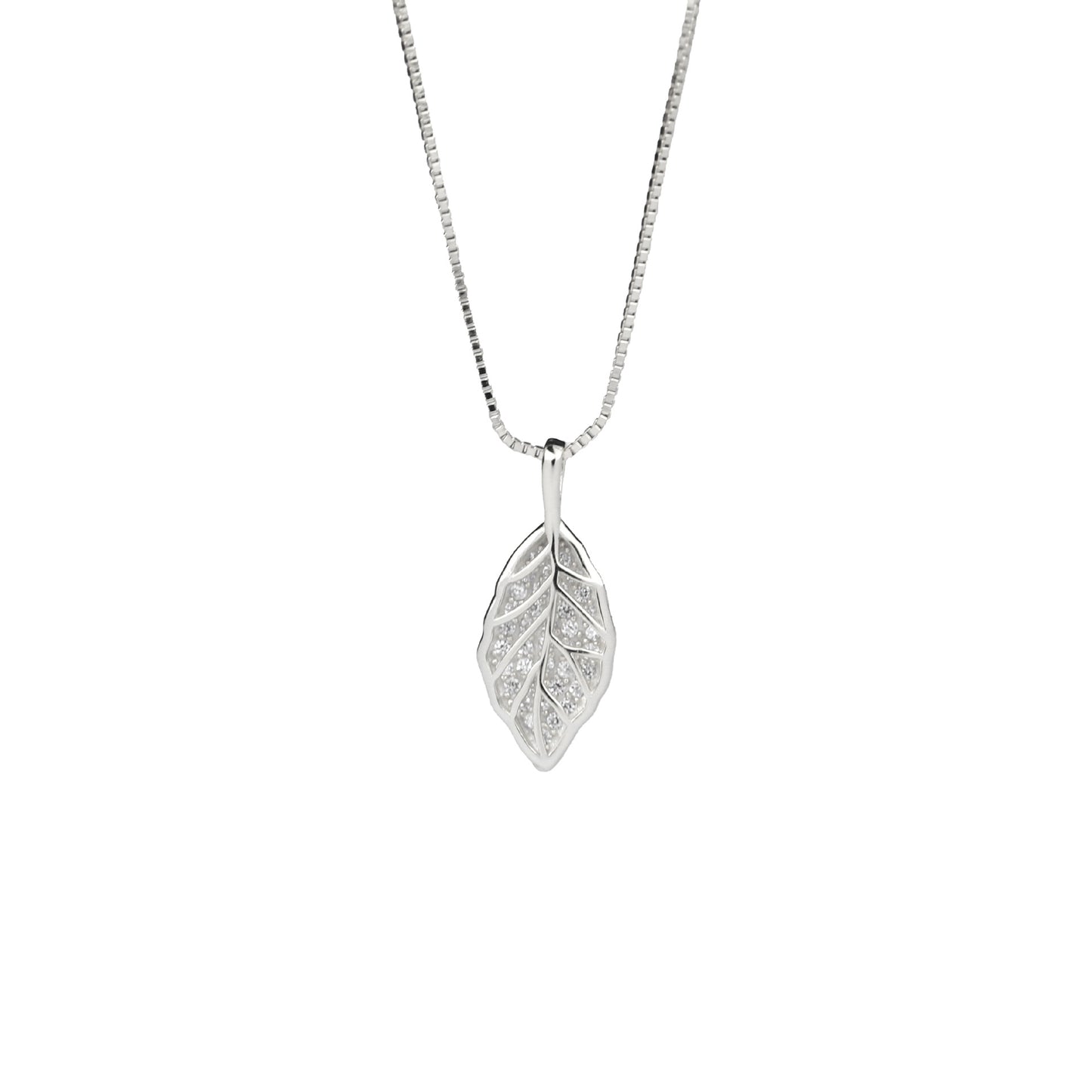 Fashion all-match leaf pendant