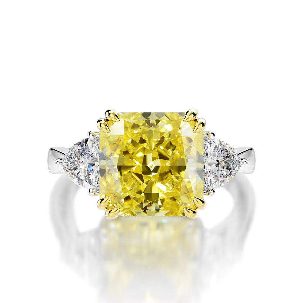 11 Carat Baguette S925 Silver Ring