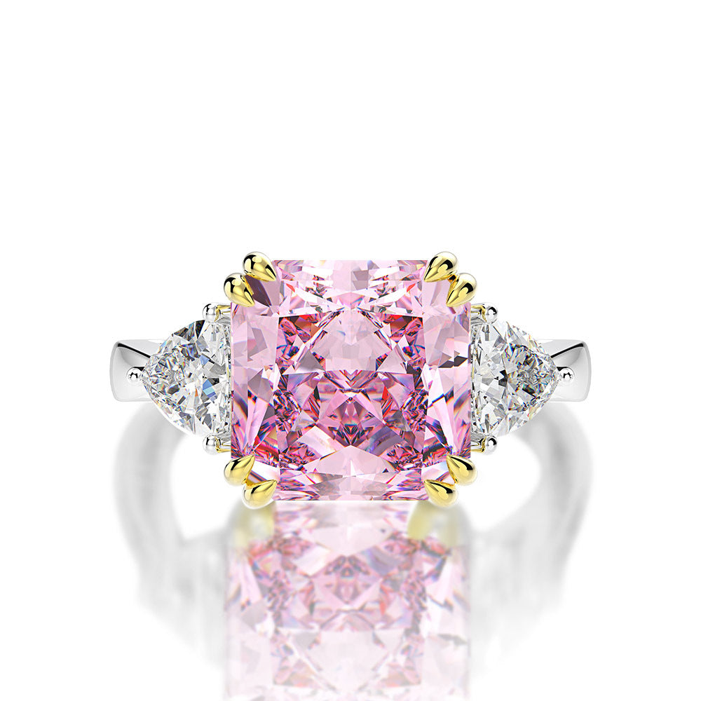 11 Carat Baguette S925 Silver Ring