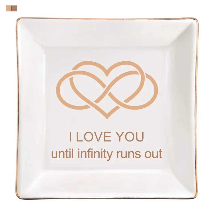 S925 I Love You until Infinity Runs Out Crystal Infinity Necklace