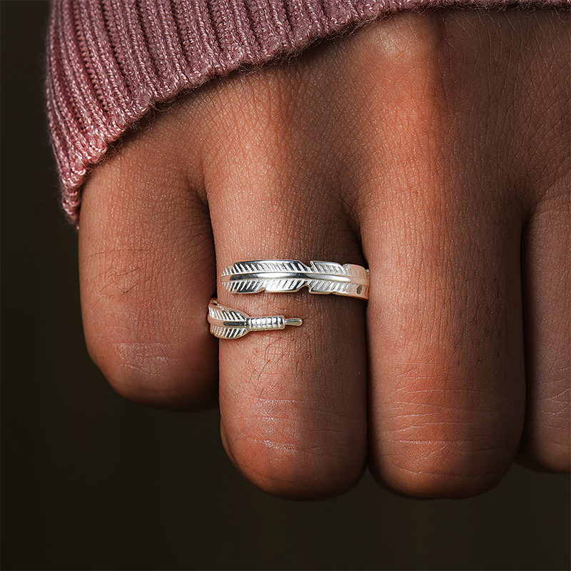 ADJUSTABLE PLUME RING