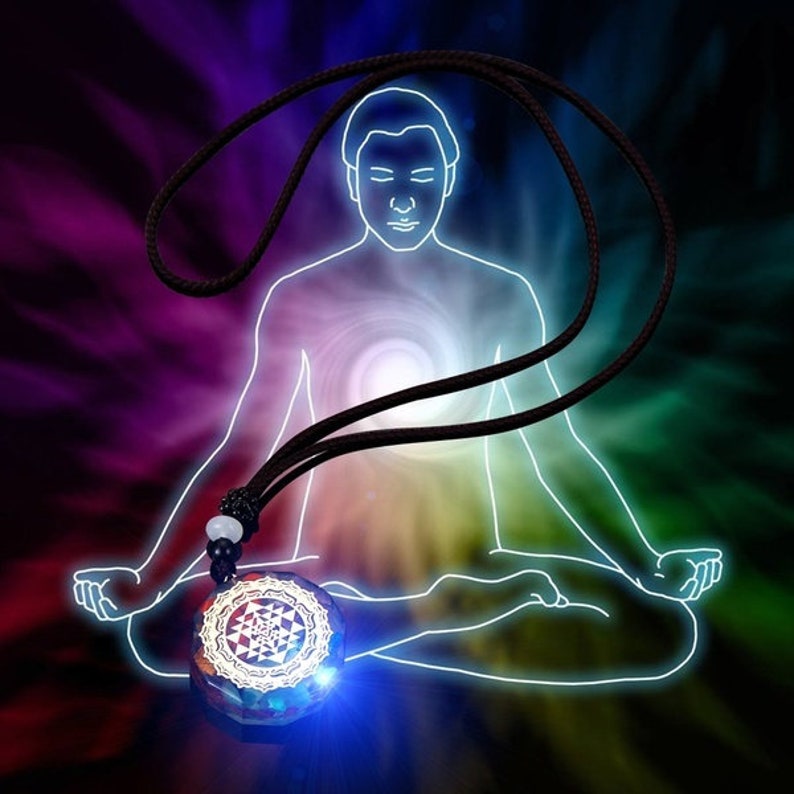 7 Chakra Organite Energy and Meditation Necklace
