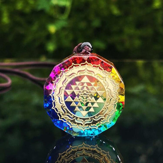 7 Chakra Organite Energy and Meditation Necklace