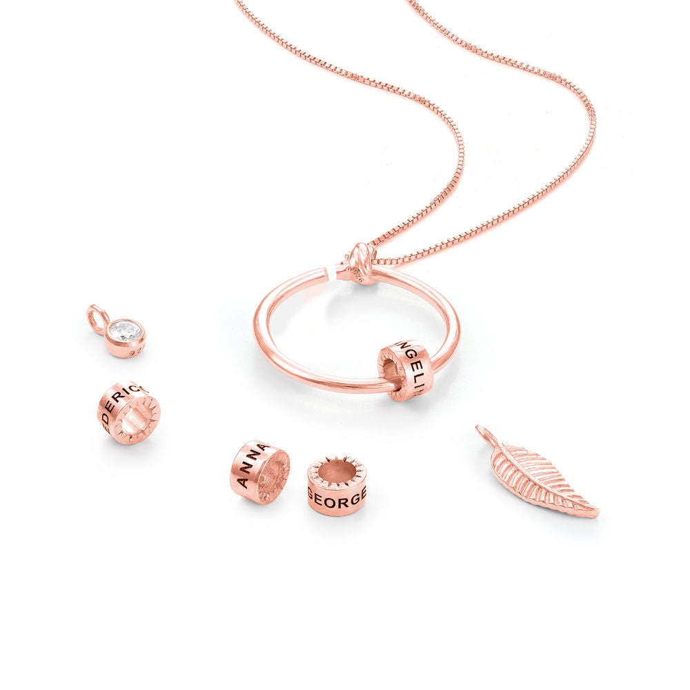 Linda Circle Pendant Necklace in Sterling Silver