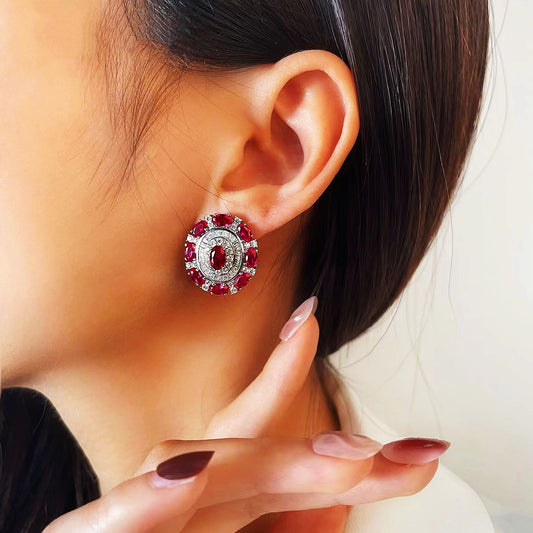 New Ruby Earrings