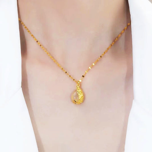 New s925 sterling silver peacock white chalcedony pendant