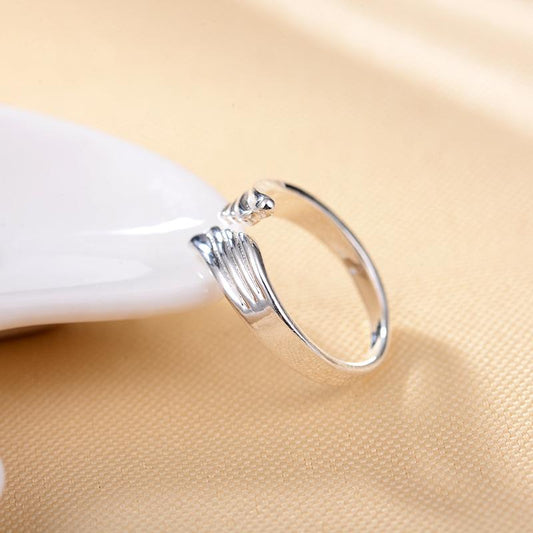 Feather Wings Adjustable Ring