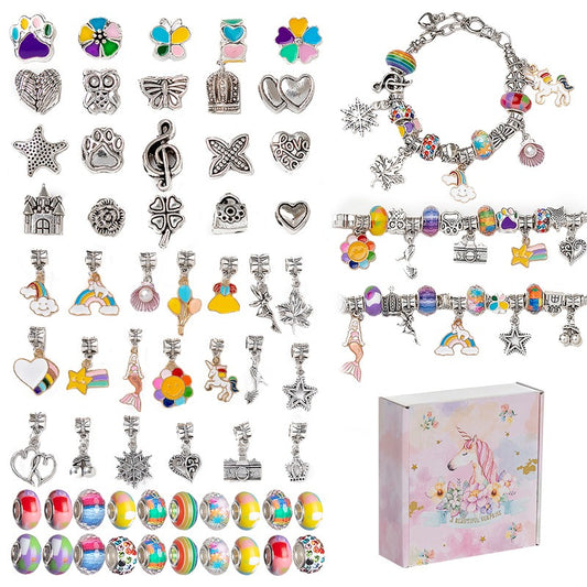 (🎁2022 Christmas Hot Sale- 50% OFF)Charm Bracelet Jewerly Making Kit-BUY 2 FREE SHIPPING