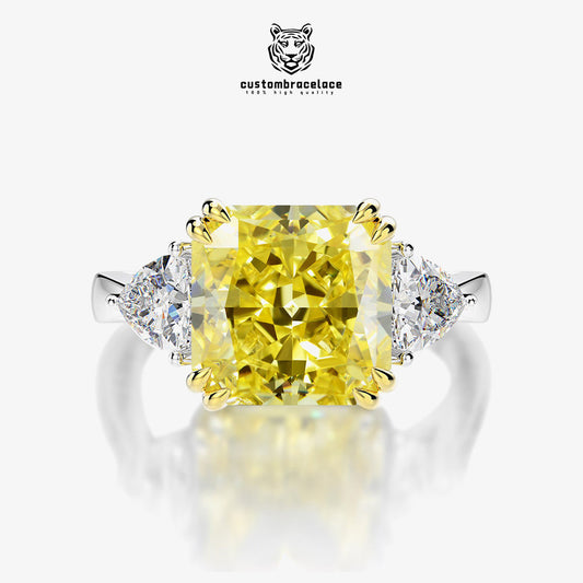 11 Carat Baguette S925 Silver Ring