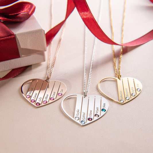 Mum Birthstone Necklace